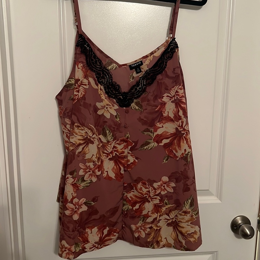 Torrid Flowy Dressy Cami Top